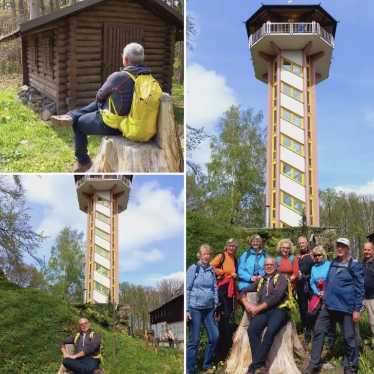 Erzgebirge Wanderung zum Scheibenberg