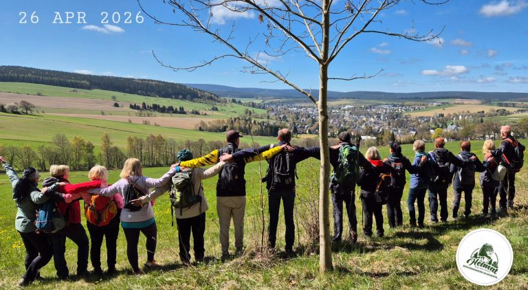 Frühlingswanderung Höhenwanderweg Crottendorf