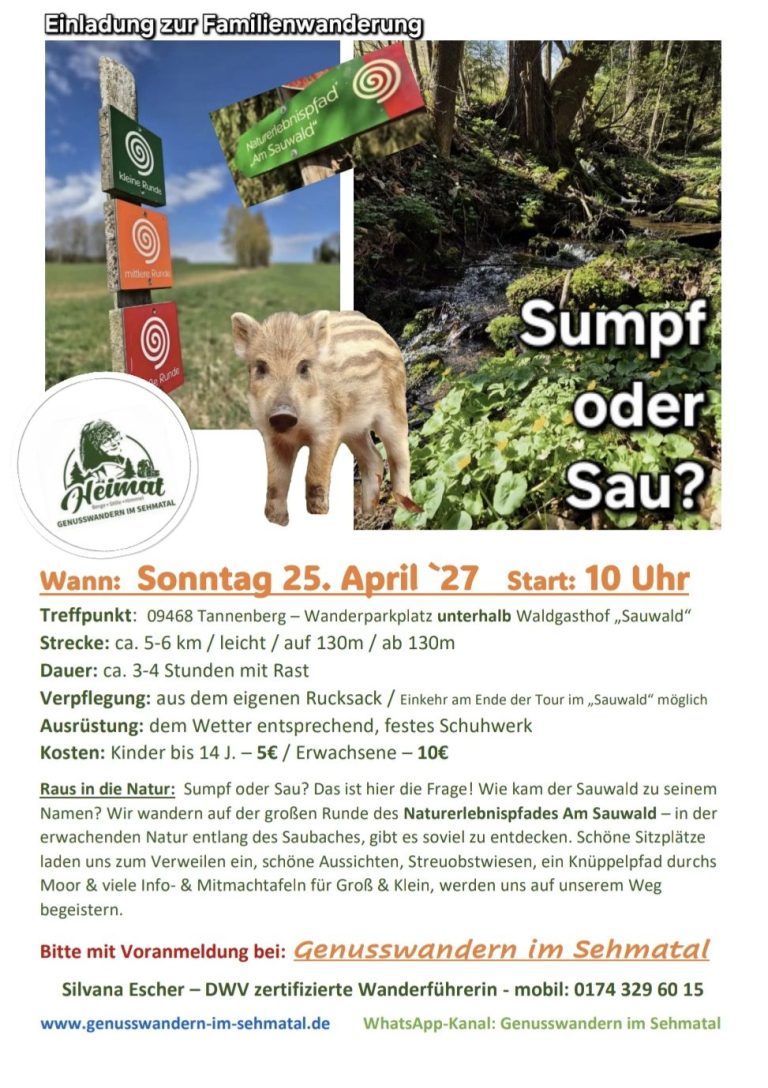 Wandern im Sauwald Familienwanderung
