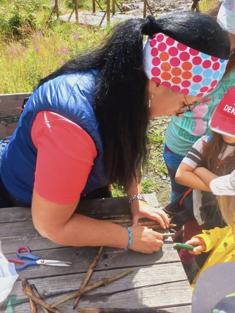 Basteln im Wald