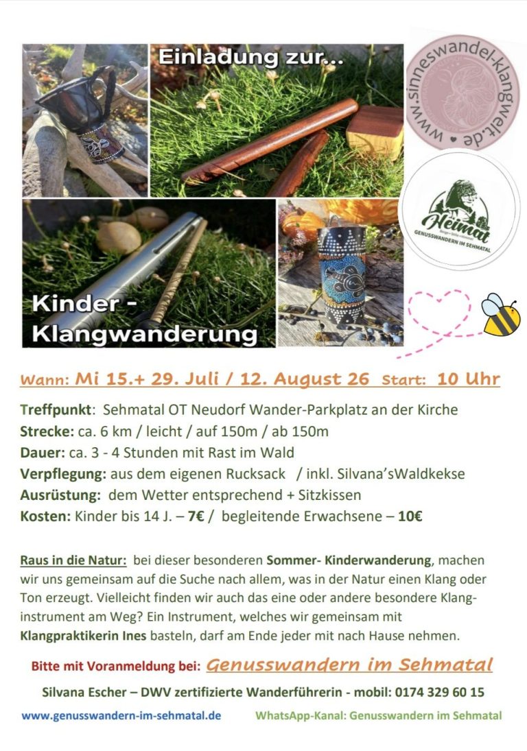 Sommer-Ferien-Wanderung Kinderwanderung