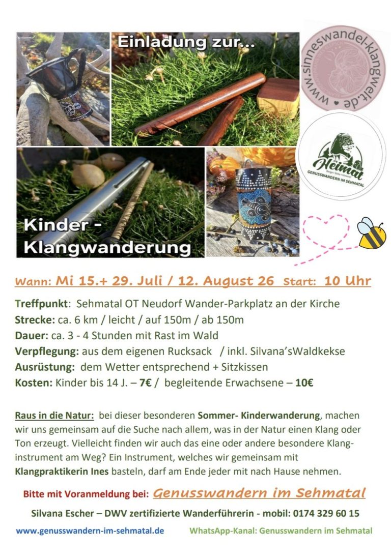 Sommerferien-Wanderung Kinderwanderung