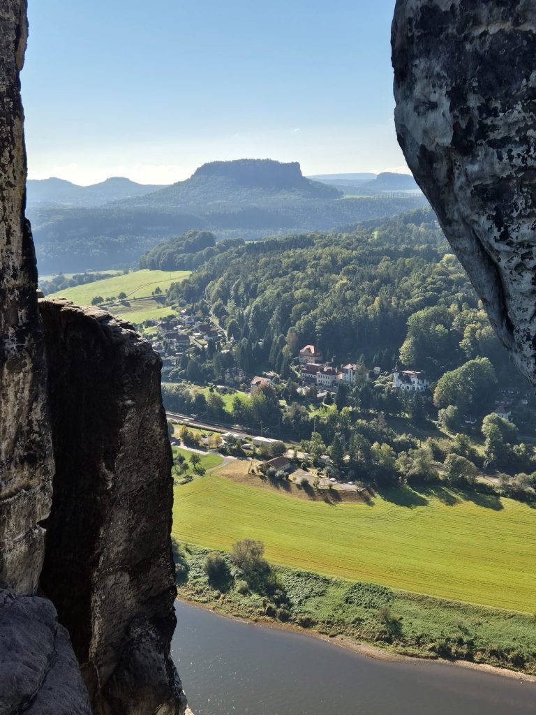 Lilienstein-Blick von der Bastei
