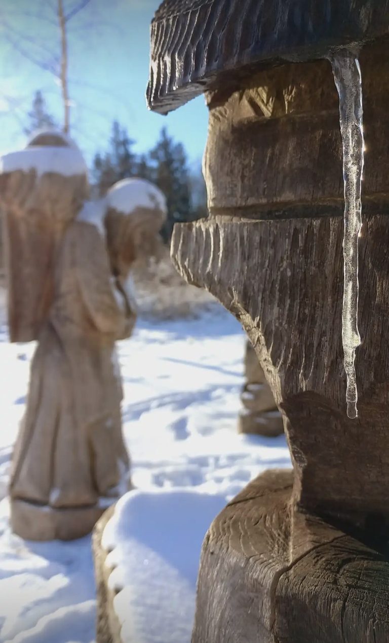 Wenn's Zuckerstangen friert