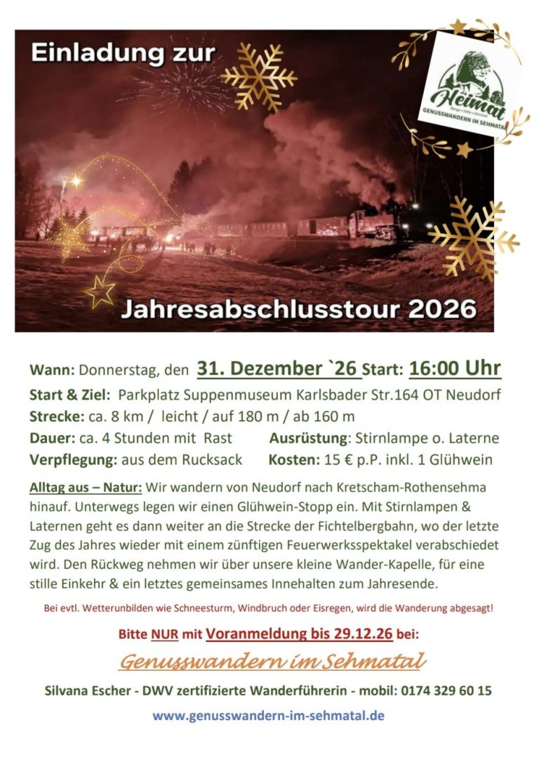 Jahresabschlußtour 2026