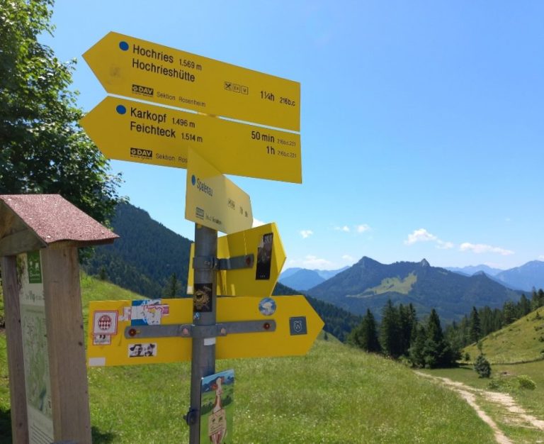 Wandern unterhalb der Hochries Wandern unterhalb der Hochries