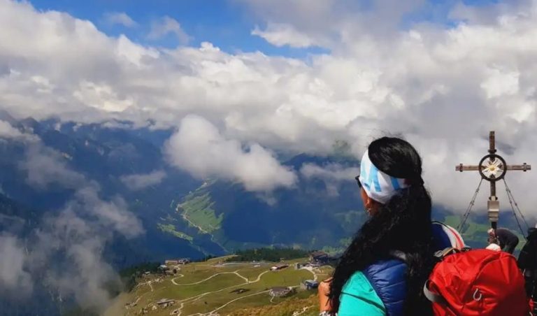 Blick vom Filzenkogel zum Ahorn Plateau Blick vom Filzenkogel zum Ahorn Plateau