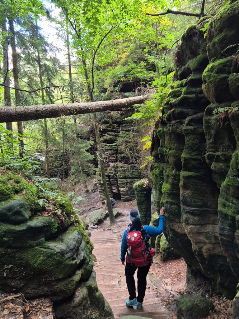 Durch enge Schluchten