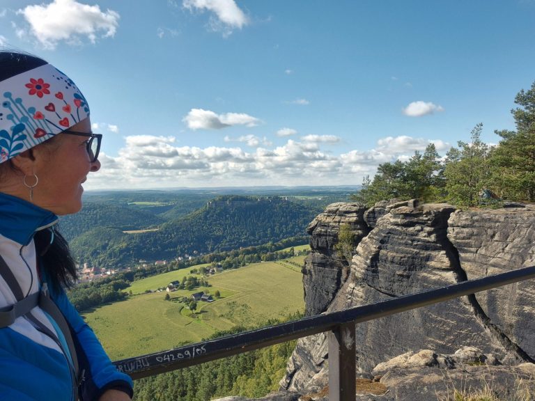 Blick zur Festung Königstein