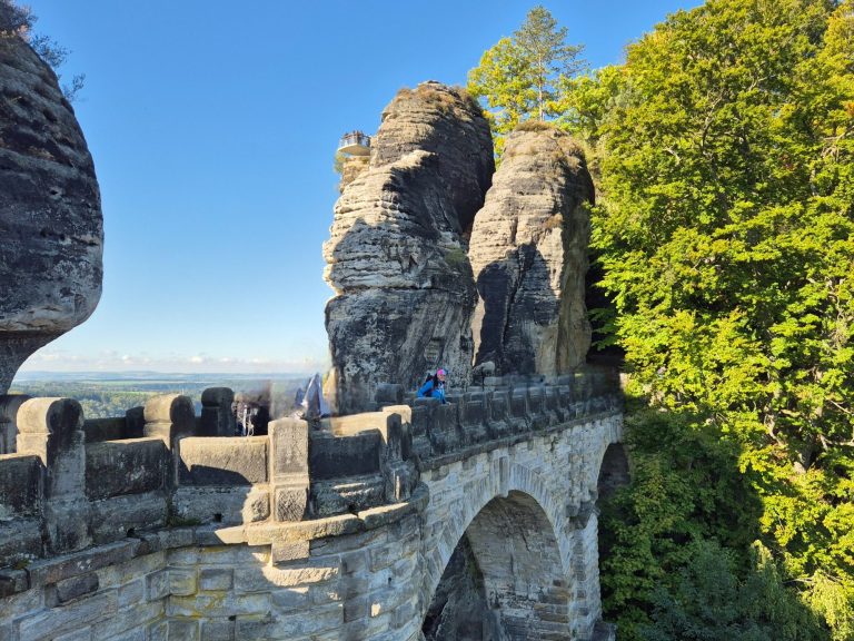 Auf der Bastei-Brücke