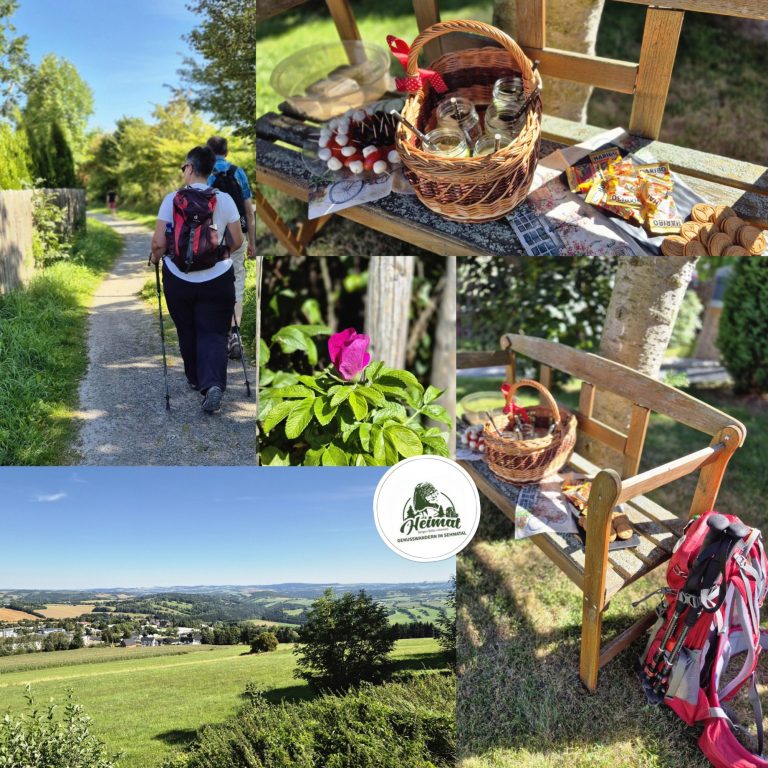 mit kleiner Wanderrast