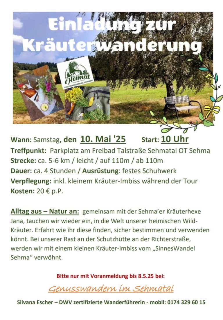 Einladung zur Kräuterwanderung